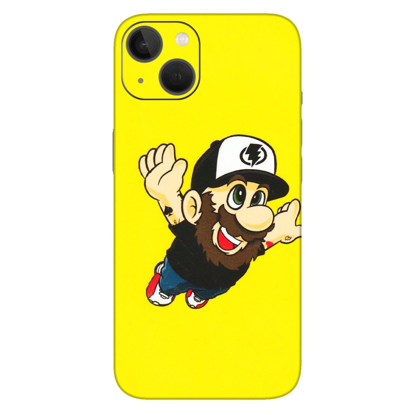 Apple iPhone Skins (All Models) - Flying Beardo - 3D Embossed Finish (L-60) iPhone 13