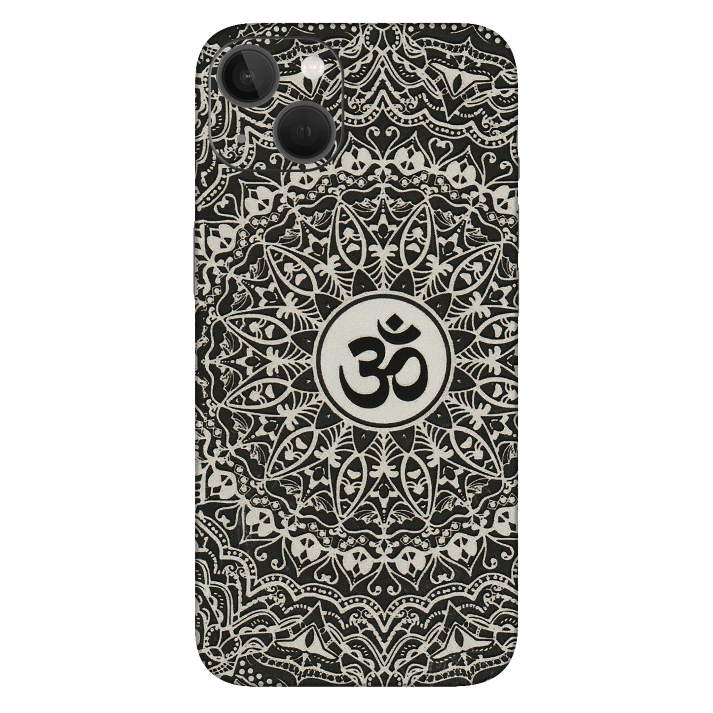 Apple iPhone Skins (All Models) - Aum Elegant Mandala - 3D Embossed Finish (L-62) iPhone 13