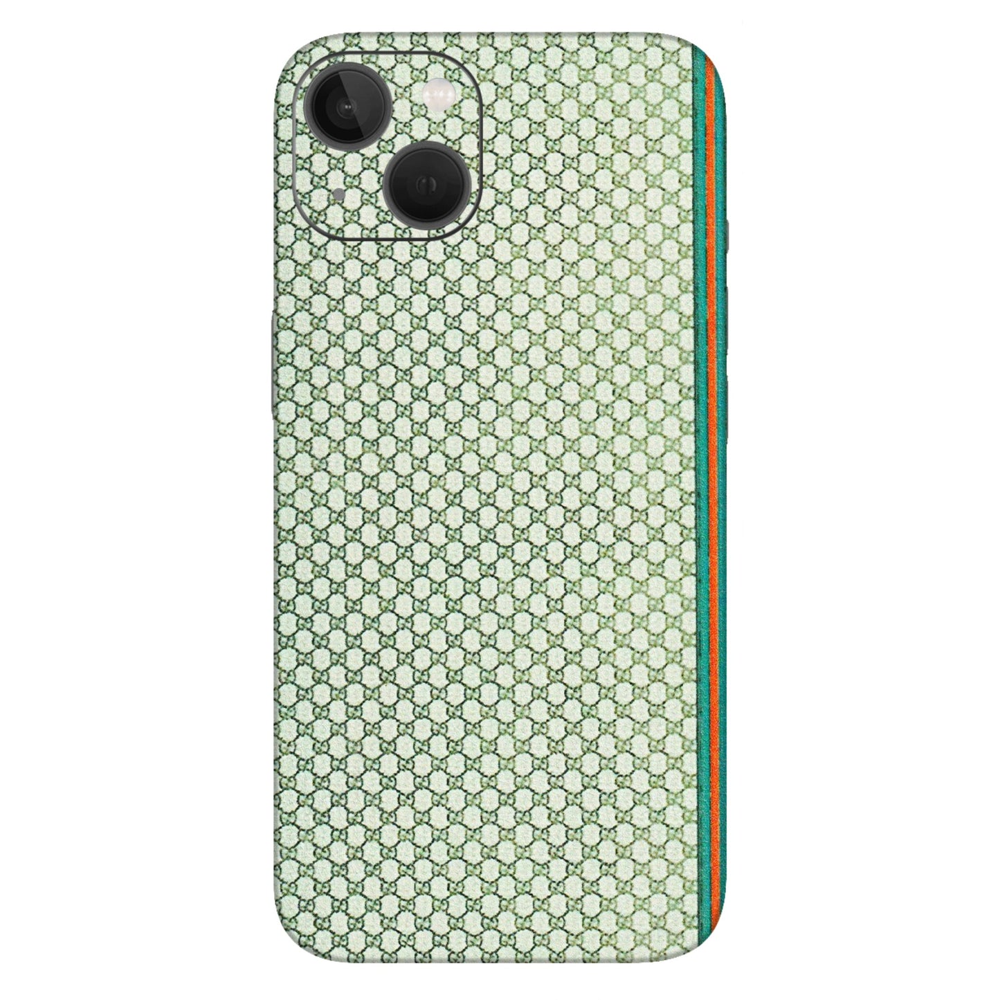 Apple iPhone Skins (All Models) - Gucci Fabric Pattern - 3D Embossed Finish (L-73) iPhone 13