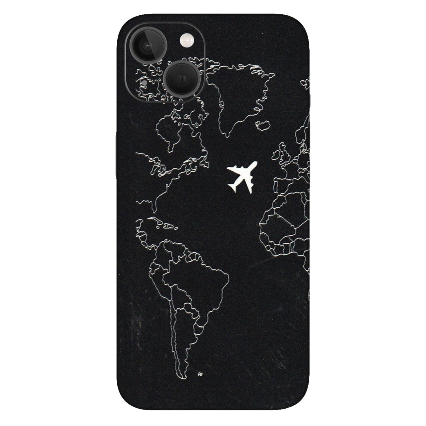 Apple iPhone Skins (All Models) - Never Ending Travel - 3D Embossed Finish (L-79) iPhone 13