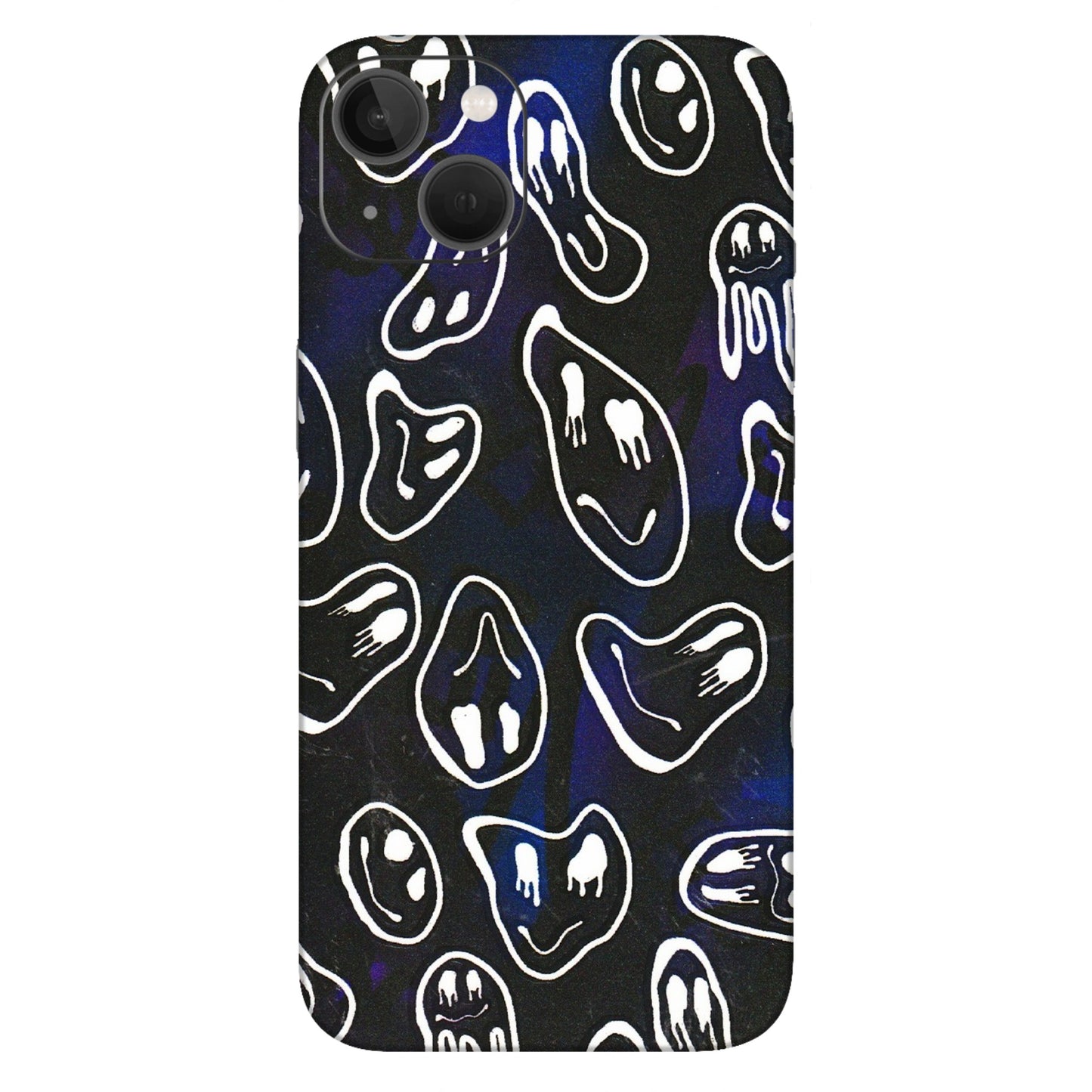 Apple iPhone Skins (All Models) - Distorted Smileys - 3D Embossed Finish (L-92) iPhone 13