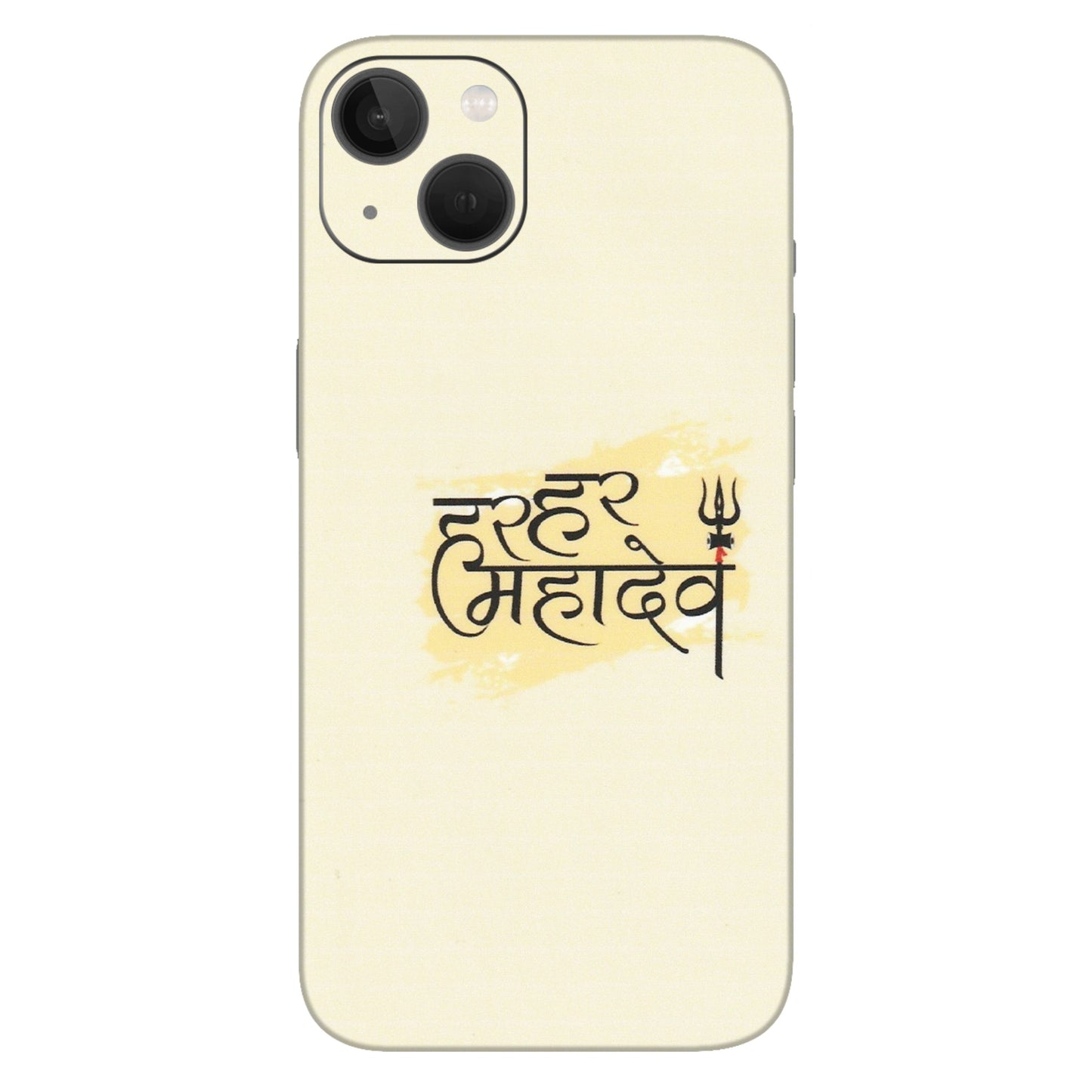 Apple iPhone Skins (All Models) - Har Har Mahadev - Matte Finish (M-10) iPhone 13