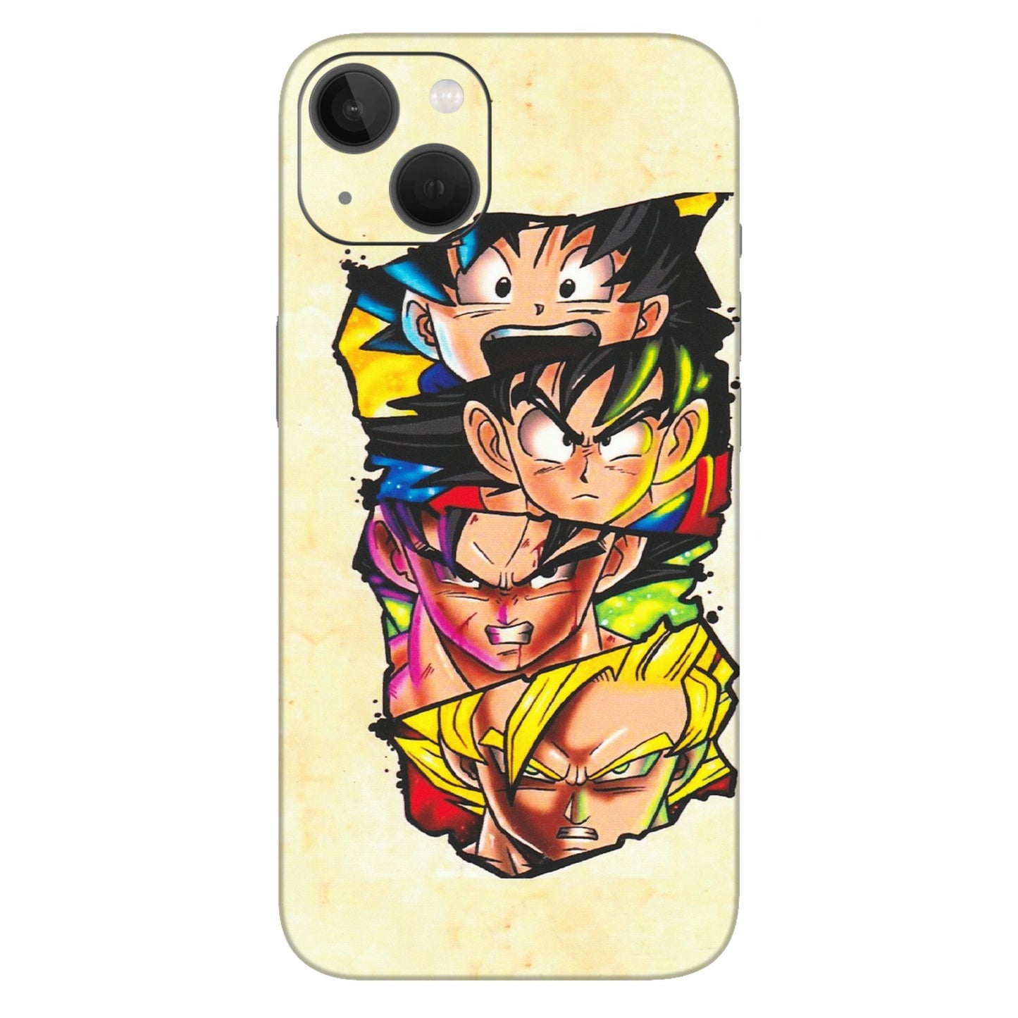 Apple iPhone Skins (All Models) - Angry Multi Anime - Matte Finish (M-113) iPhone 13