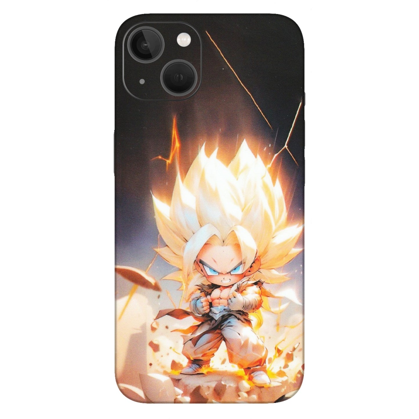 Apple iPhone Skins (All Models) - Goku Dragon Cute Anime - Matte Finish (M-131) iPhone 13