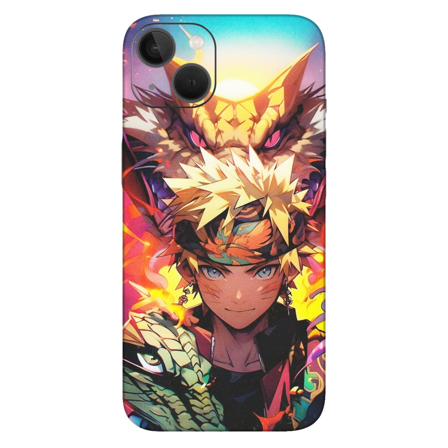 Apple iPhone Skins (All Models) - Angry Naruto Anime - Matte Finish (M-148) iPhone 13