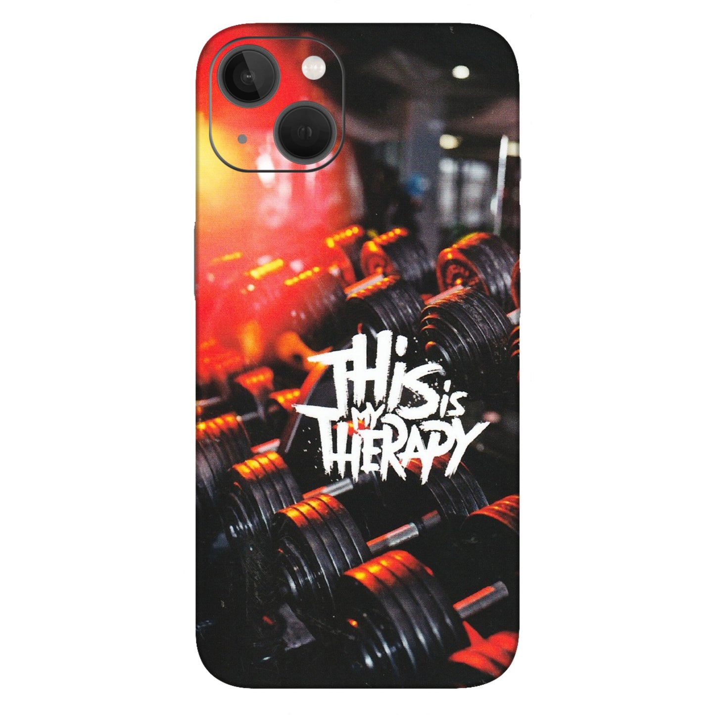 Apple iPhone Skins (All Models) - GYM Lover Therapy - Matte Finish (M-160) iPhone 13