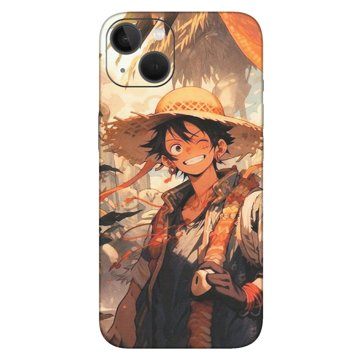Apple iPhone Skins (All Models) - Anime Character Smile - Matte Finish (M-33) iPhone 13