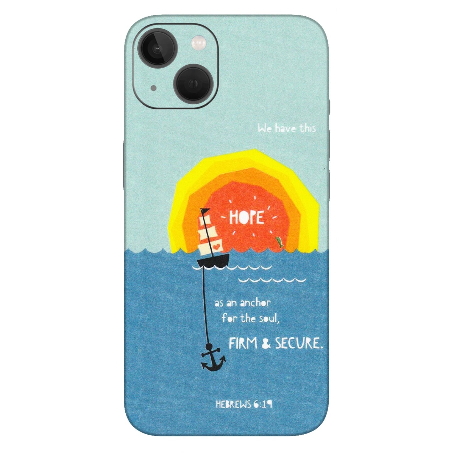Apple iPhone Skins (All Models) - A Beautiful Sunset of Hope - Matte Finish (M-75) iPhone 13