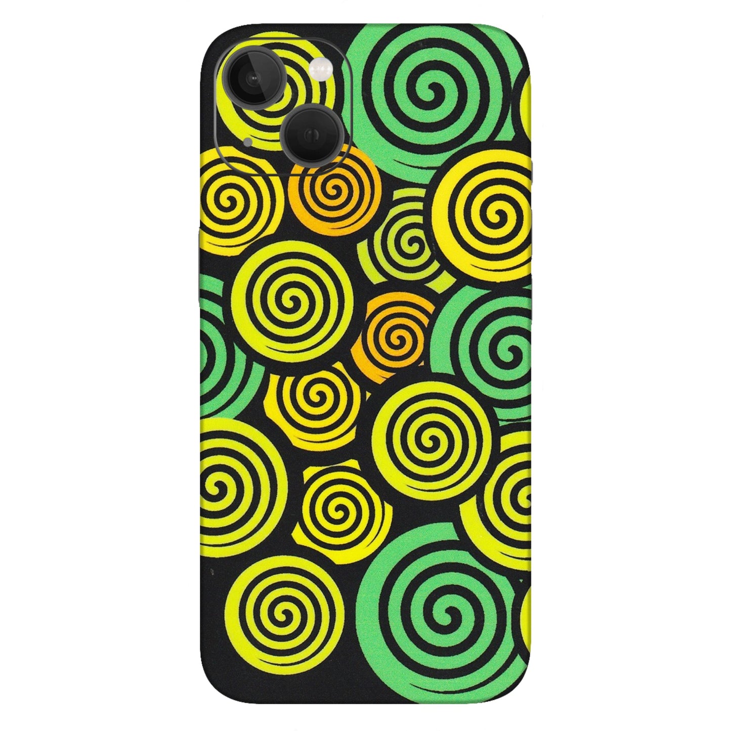 Apple iPhone Skins (All Models) - Crazy Spiral - Matte Finish (M-91) iPhone 13