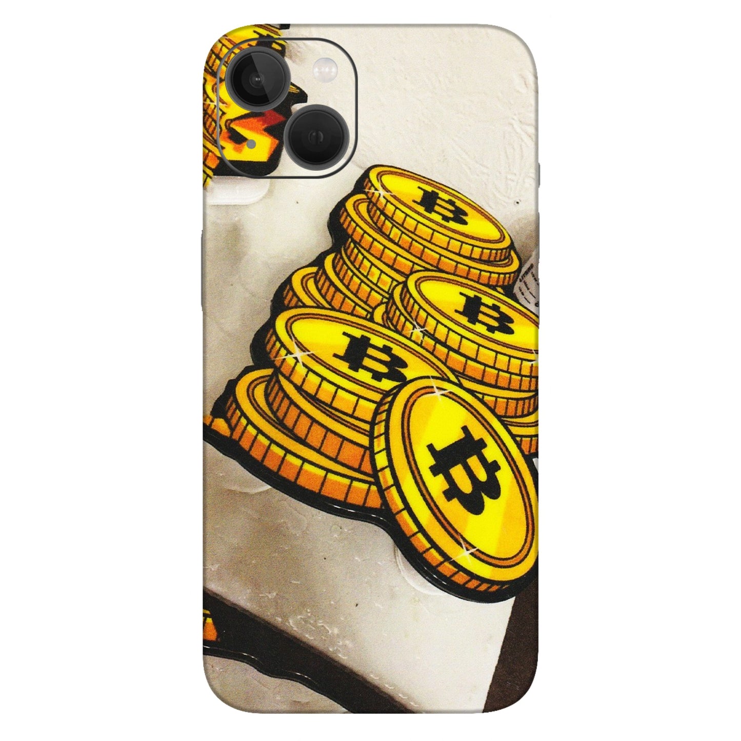 Apple iPhone Skins (All Models) - Billionaire Bitcoin Collection - Matte Finish (M-92) iPhone 13