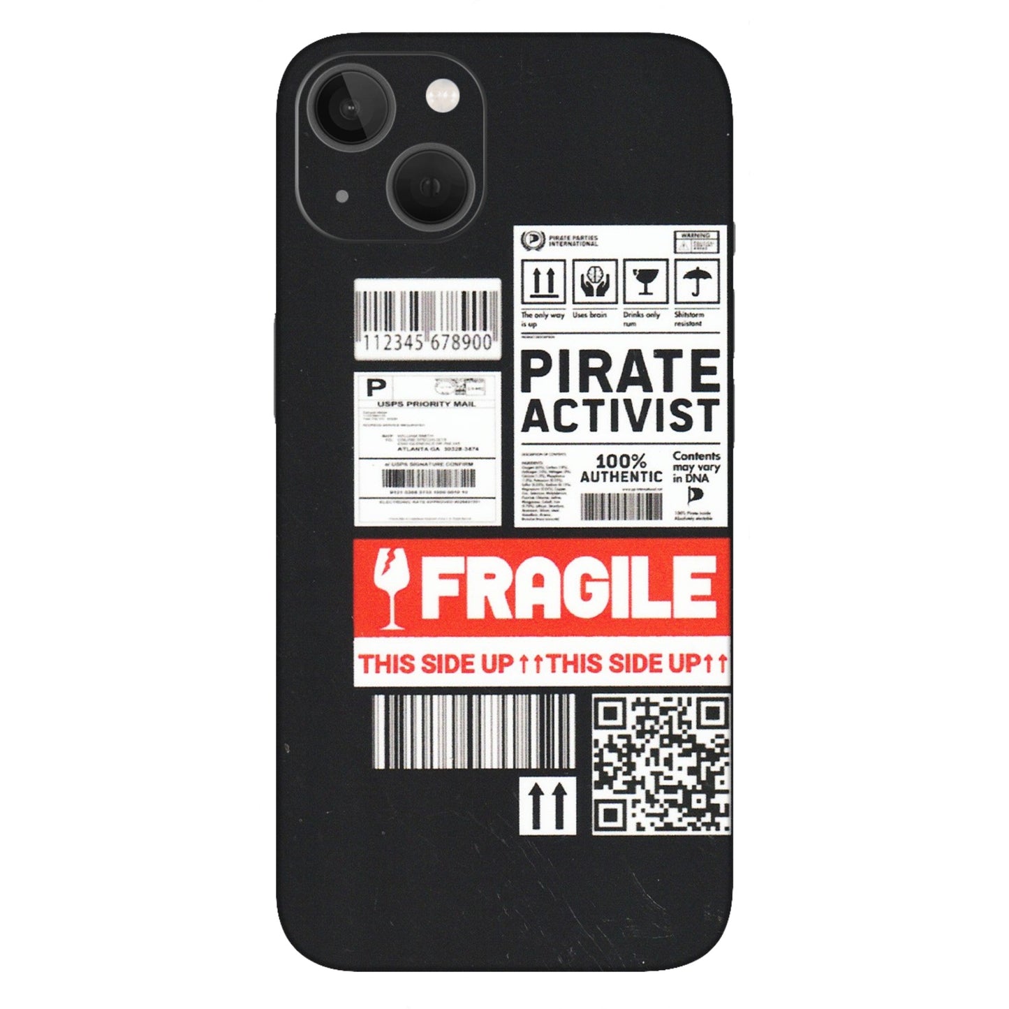 Apple iPhone Skins (All Models) - Handle With Care - Matte Finish (M-99) iPhone 13