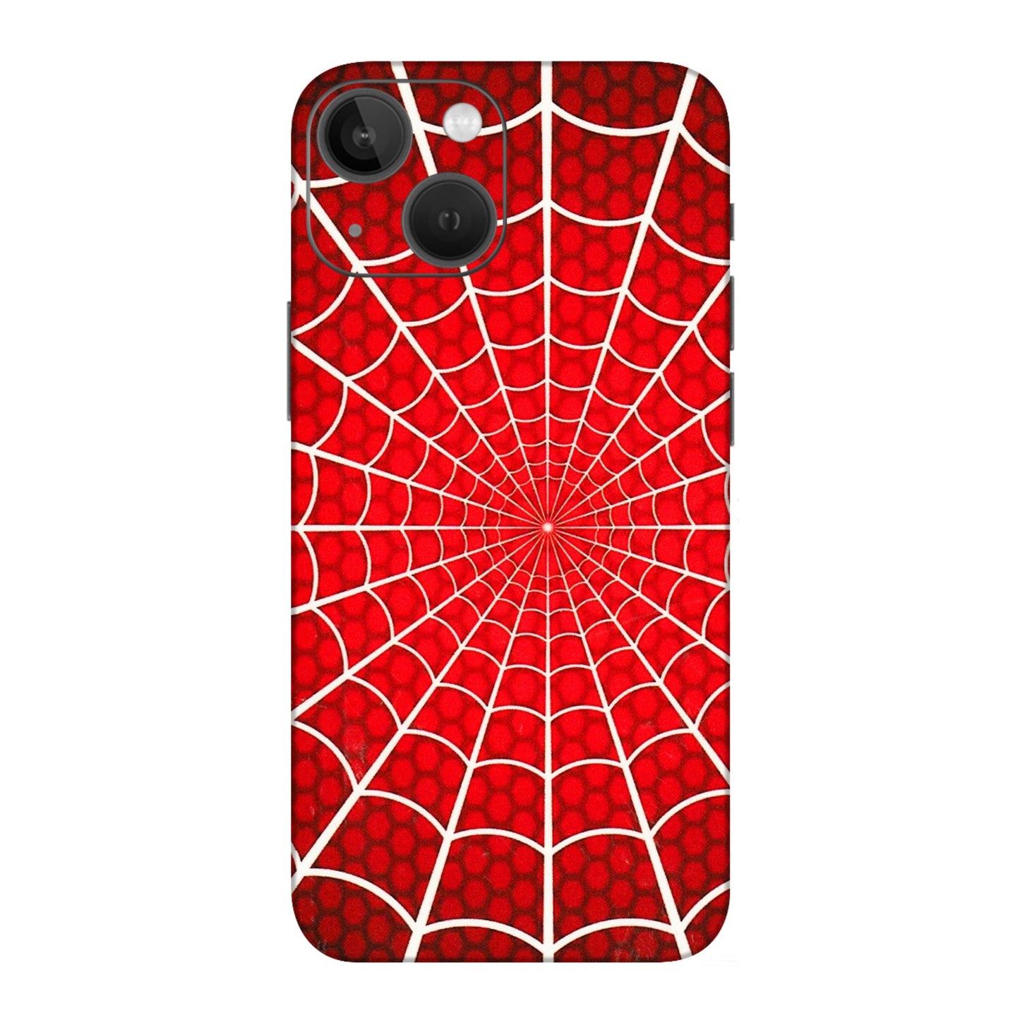 Apple iPhone Skins (All Models) - Classic Spidey Web - 3D Embossed Finish (L-115) iPhone 13 Mini
