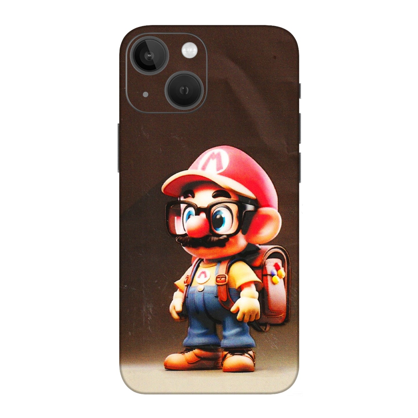 Apple iPhone Skins (All Models) - Little Mario - 3D Embossed Finish (L-119) iPhone 13 Mini