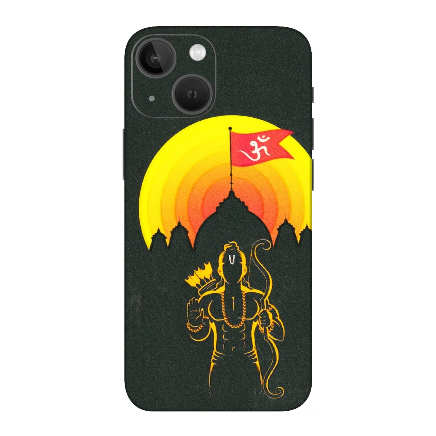 Apple iPhone Skins (All Models) - Lord Ram - 3D Embossed Finish (L-132) iPhone 13 Mini