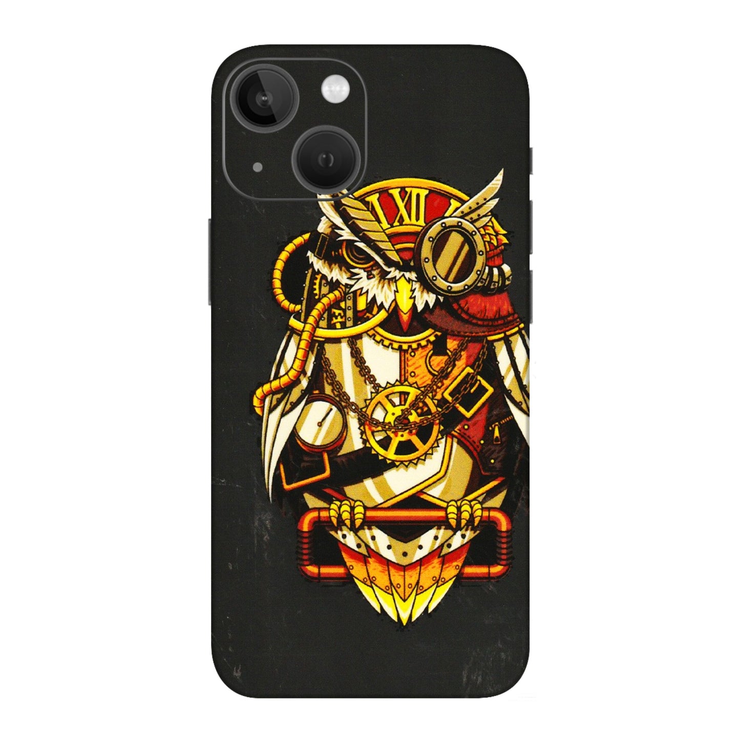 Apple iPhone Skins (All Models) - Classy Smart Owl - 3D Embossed Finish (L-144) iPhone 13 Mini