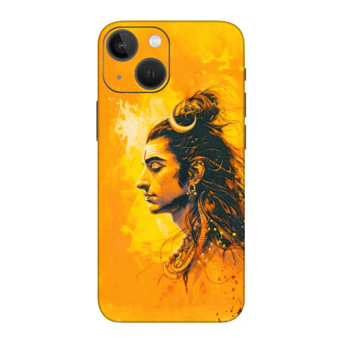 Apple iPhone Skins (All Models) - Shiv Shakti - 3D Embossed Finish (L-14) iPhone 13 Mini