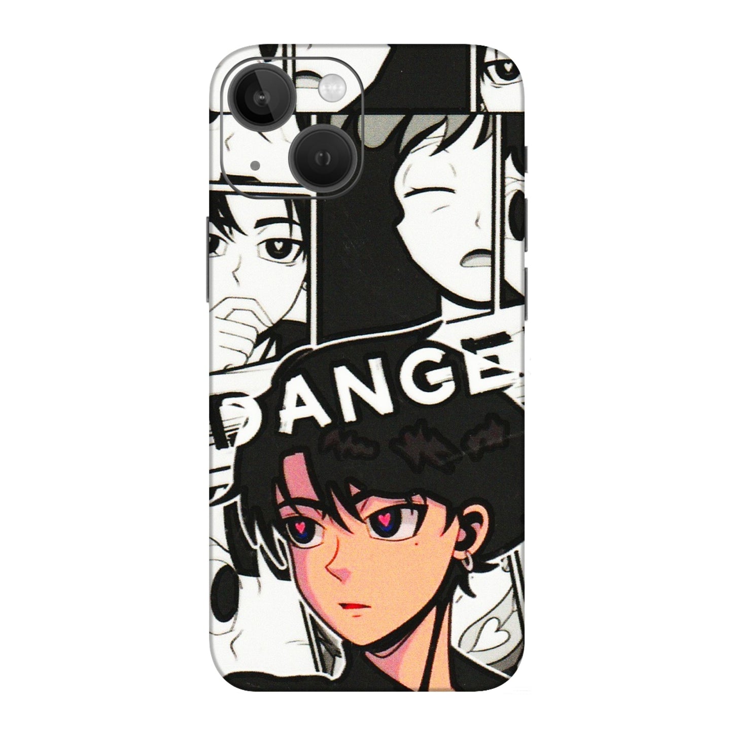 Apple iPhone Skins (All Models) - Danger Anime - 3D Embossed Finish (L-155) iPhone 13 Mini