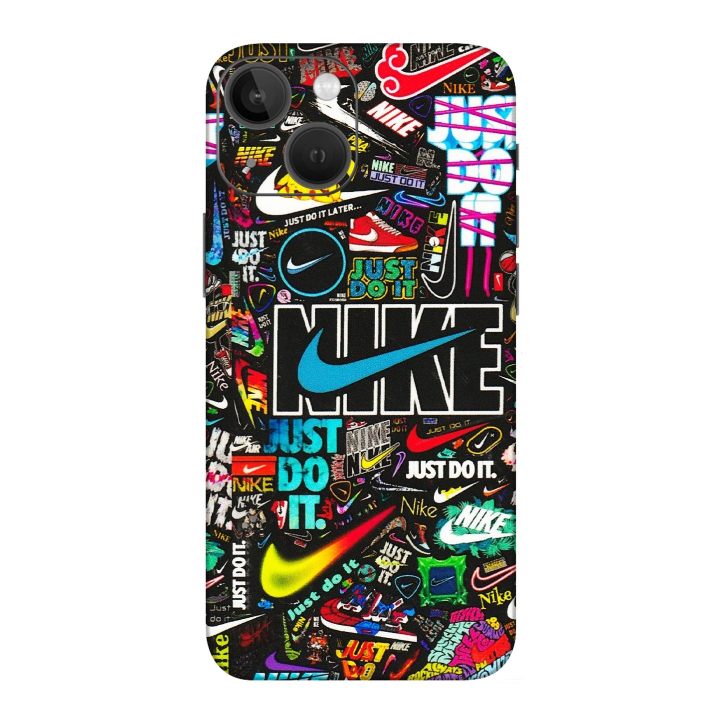 Apple iPhone Skins (All Models) - Just Do It Doodles - 3D Embossed Finish (L-166) iPhone 13 Mini