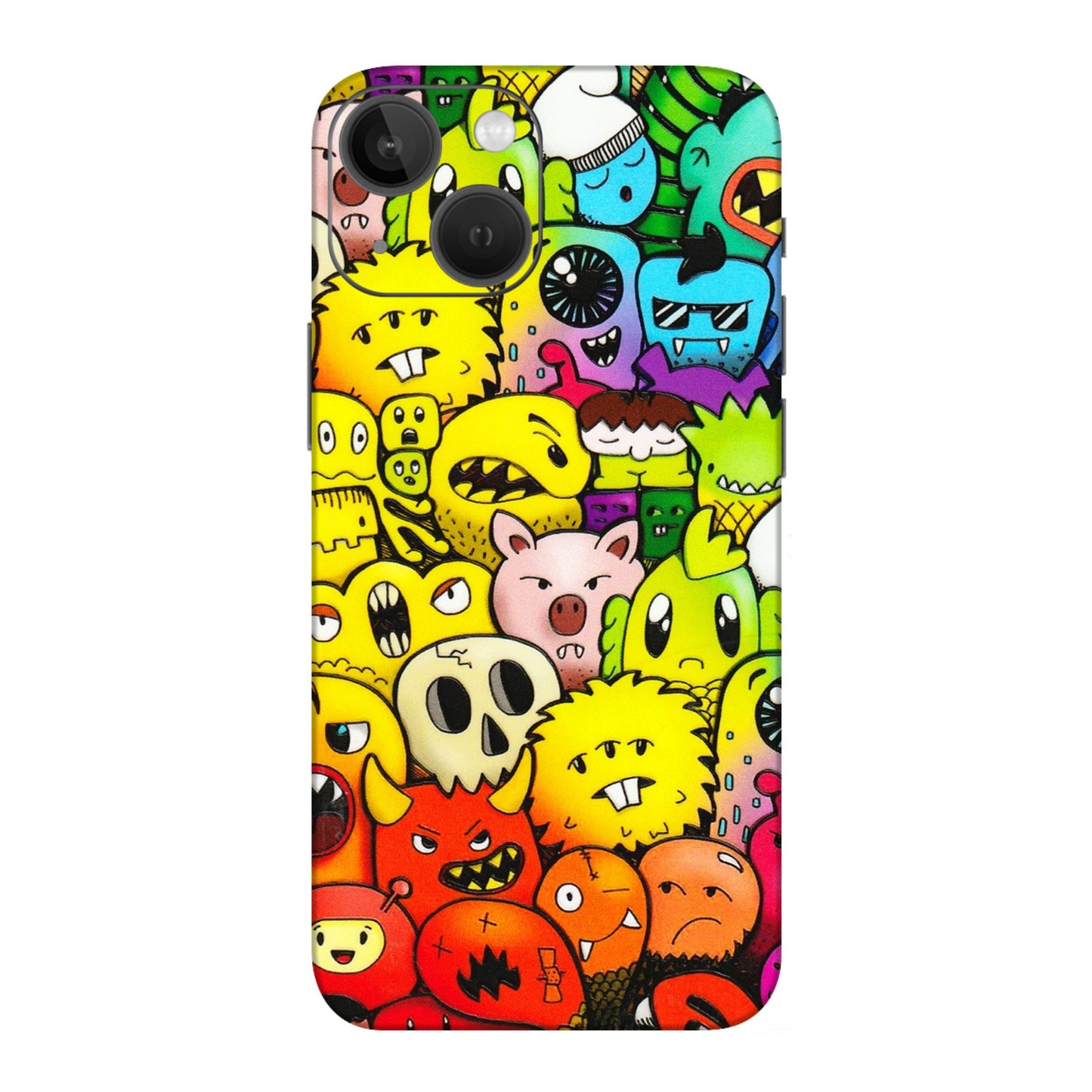 Apple iPhone Skins (All Models) - Angry Funkies - 3D Embossed Finish (L-169) iPhone 13 Mini