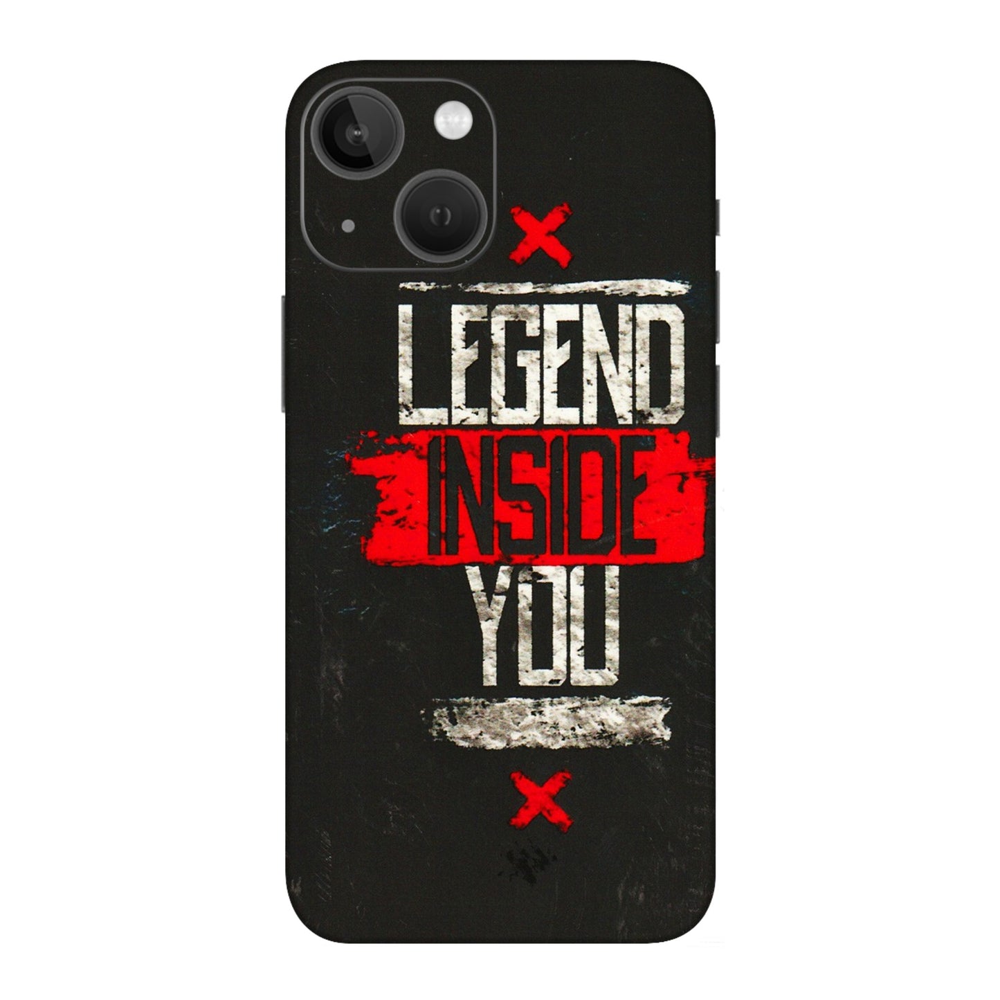 Apple iPhone Skins (All Models) - Legend Inside You - 3D Embossed Finish (L-186) iPhone 13 Mini