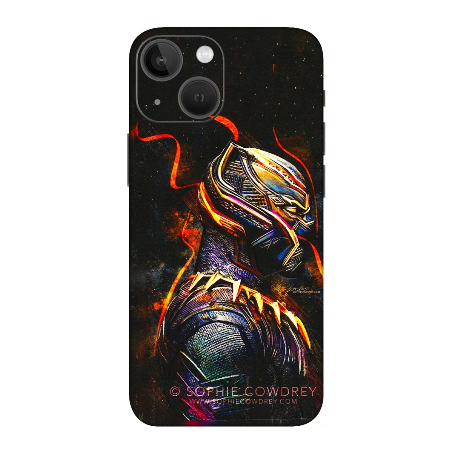 Apple iPhone Skins (All Models) - Black Panther - 3D Embossed Finish (L-190) iPhone 13 Mini