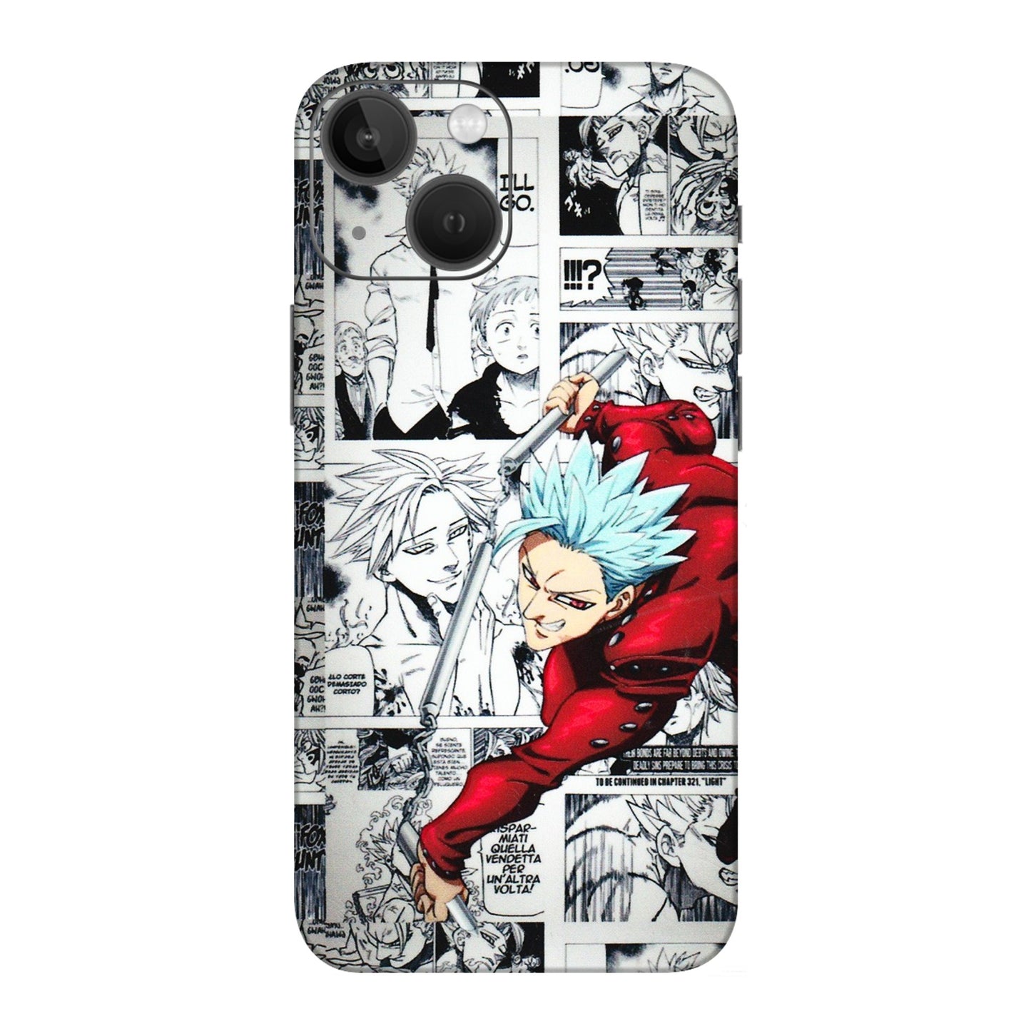 Apple iPhone Skins (All Models) - Anime Comic - 3D Embossed Finish (L-192) iPhone 13 Mini