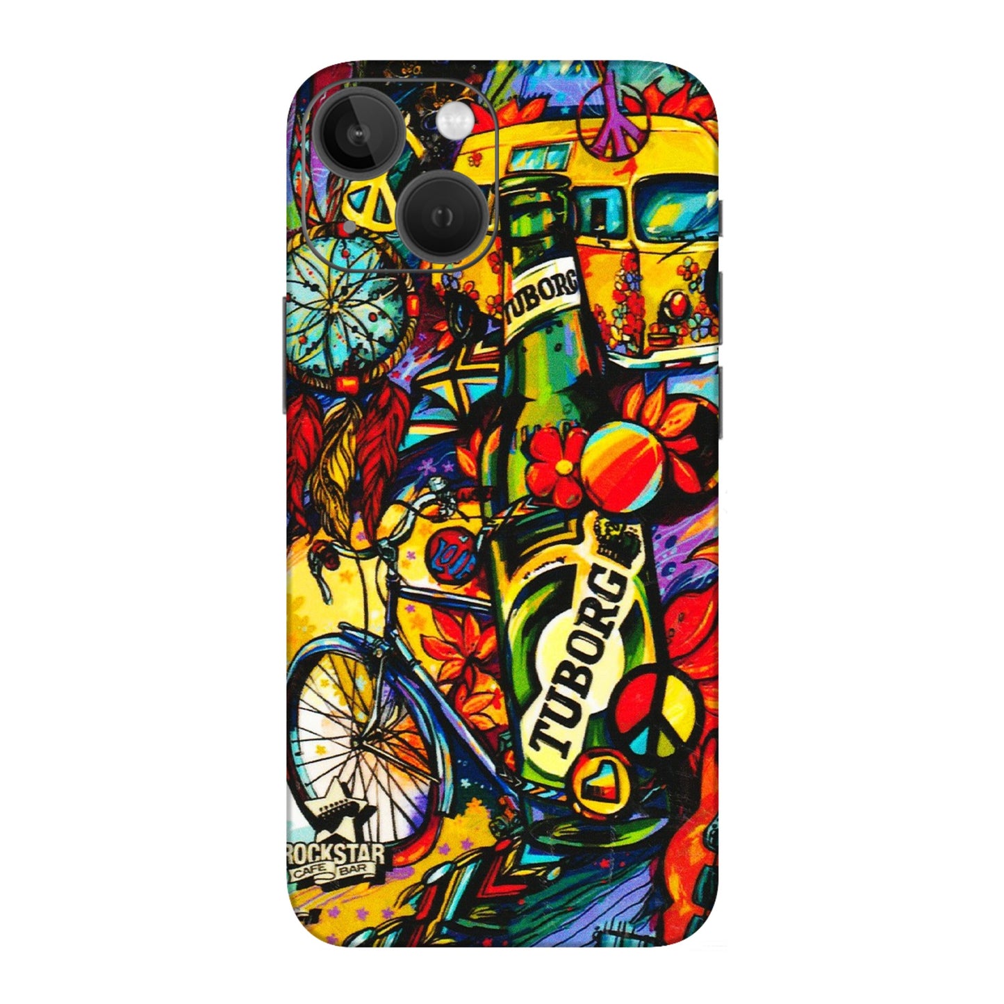 Apple iPhone Skins (All Models) - Cool Beer Bottle - 3D Embossed Finish (L-193) iPhone 13 Mini