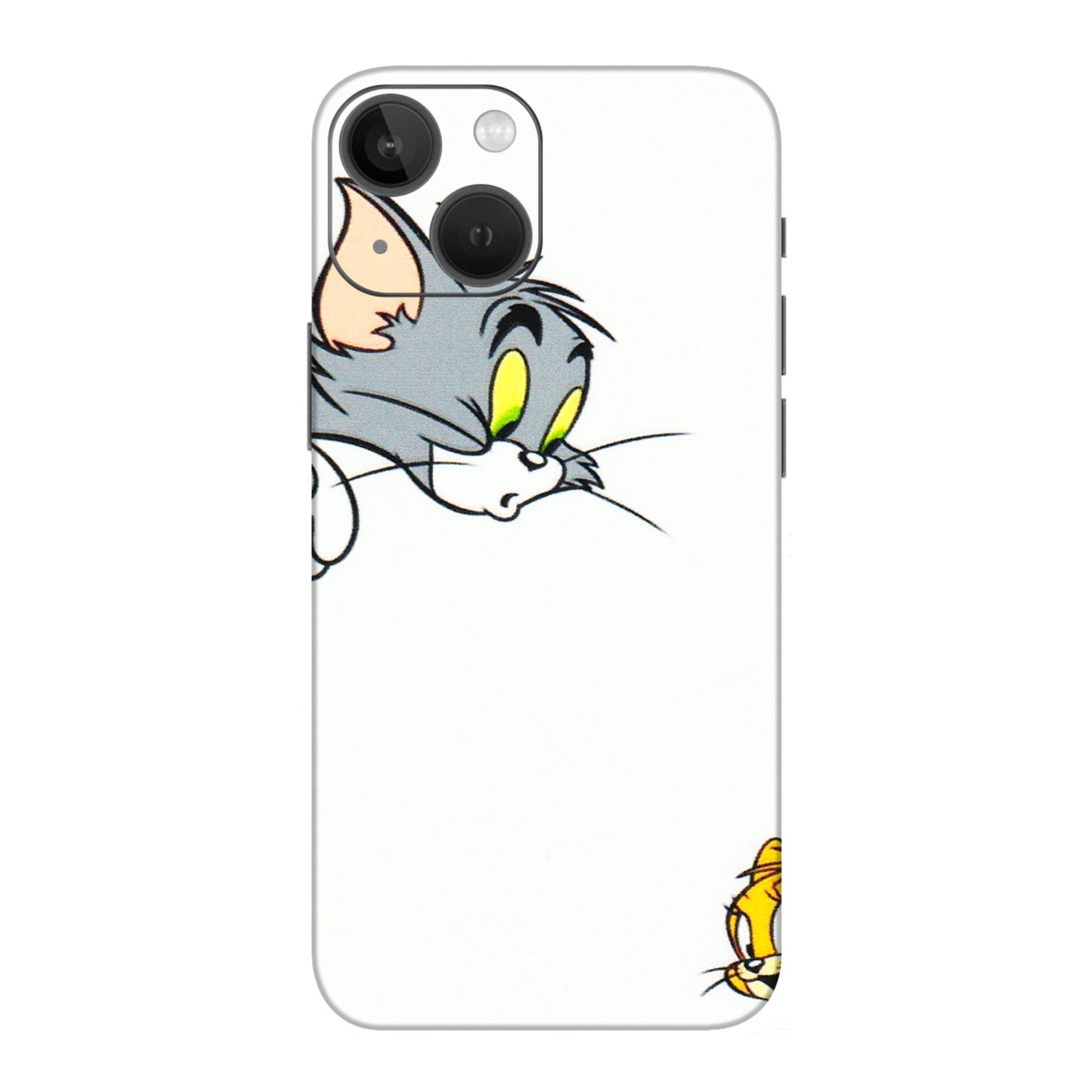 Apple iPhone Skins (All Models) - Cute Tom And Jerry - 3D Embossed Finish (L-220) iPhone 13 Mini