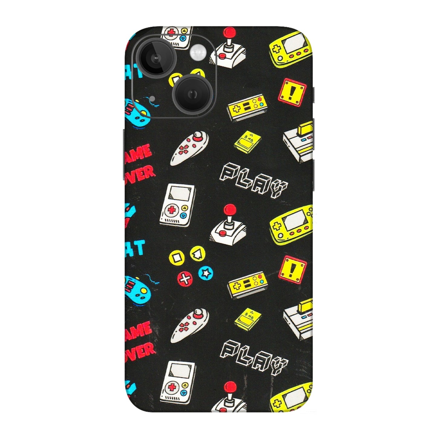 Apple iPhone Skins (All Models) - Gaming Doodles - 3D Embossed Finish (L-224) iPhone 13 Mini