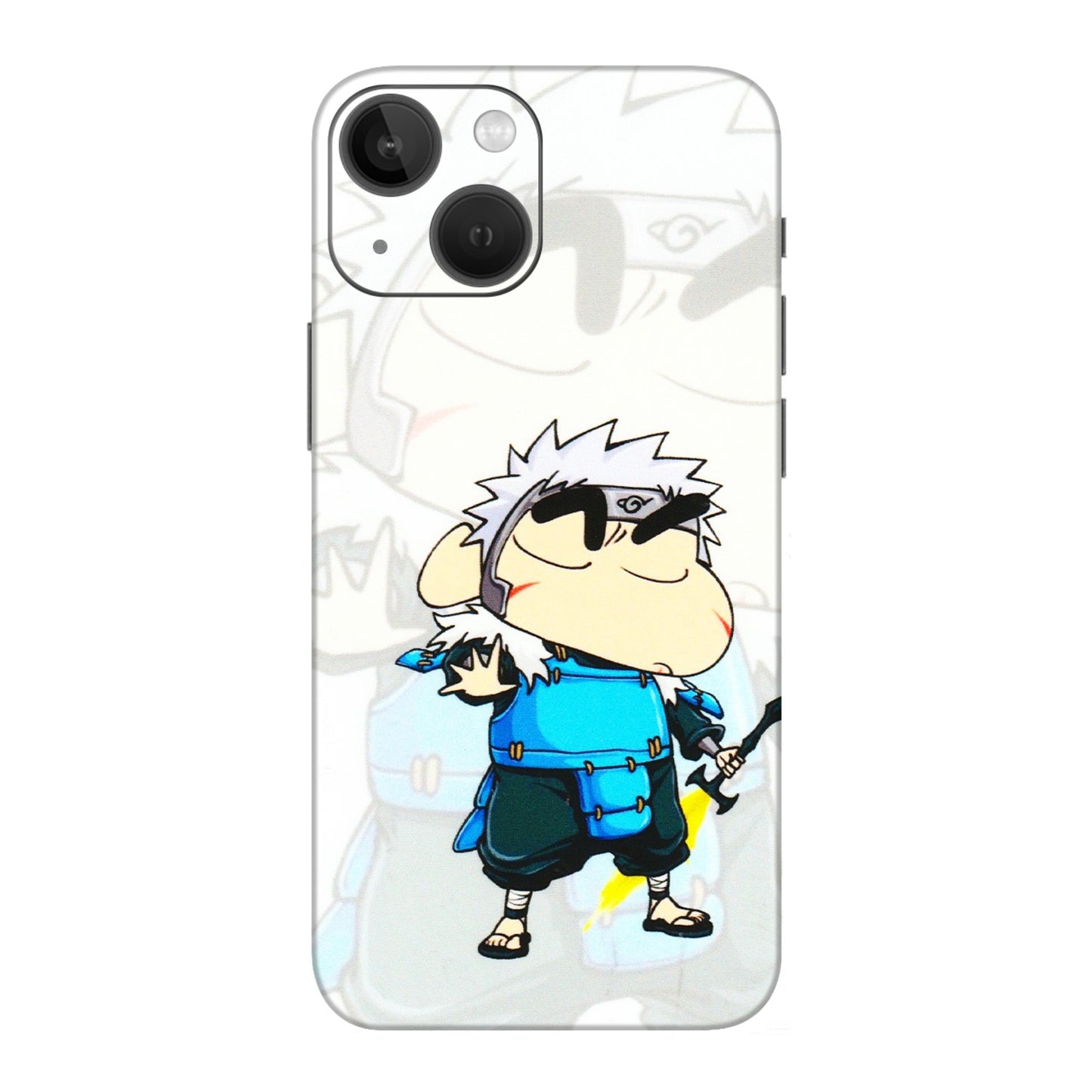 Apple iPhone Skins (All Models) - Angry Young Shinchan - 3D Embossed Finish (L-226) iPhone 13 Mini