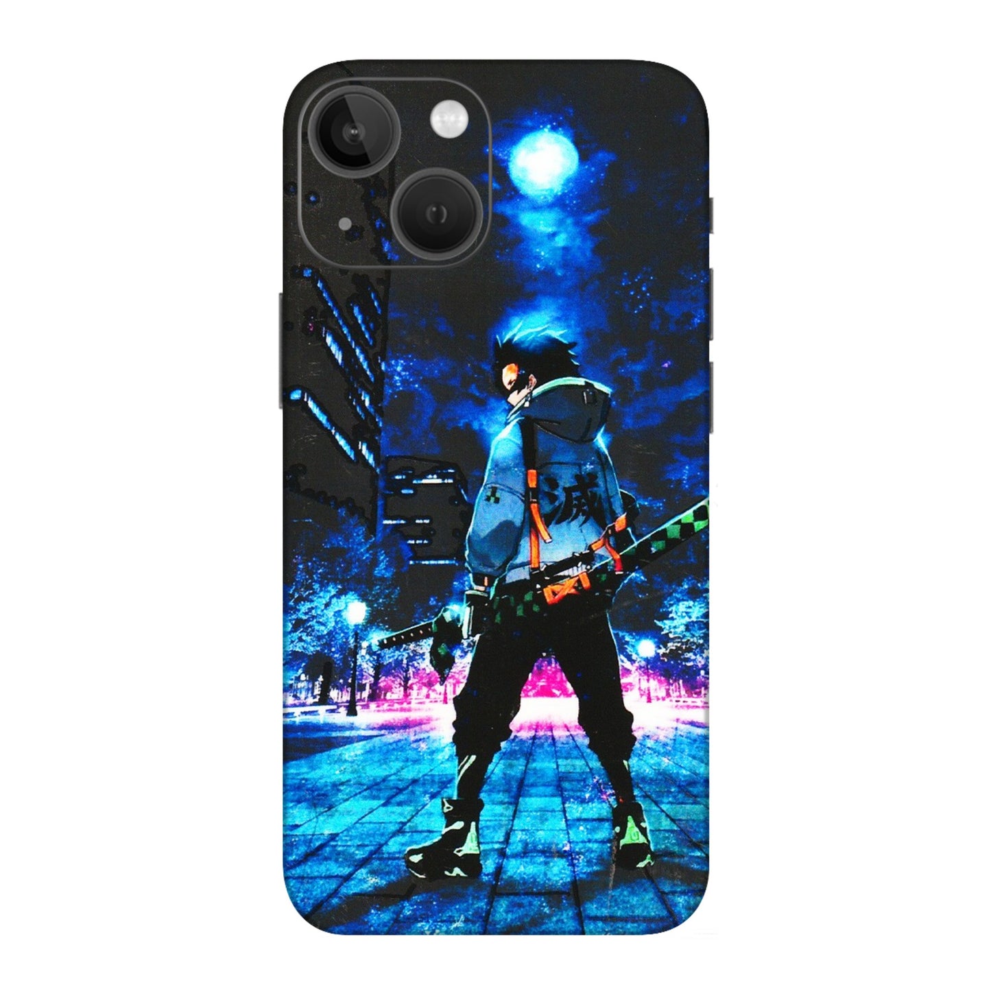 Apple iPhone Skins (All Models) - Demon Slayer Sword - 3D Embossed Finish (L-247) iPhone 13 Mini