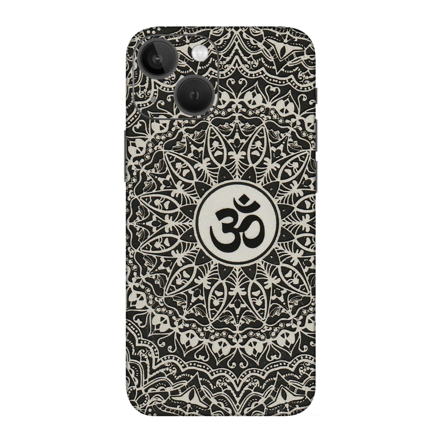 Apple iPhone Skins (All Models) - Aum Elegant Mandala - 3D Embossed Finish (L-62) iPhone 13 Mini