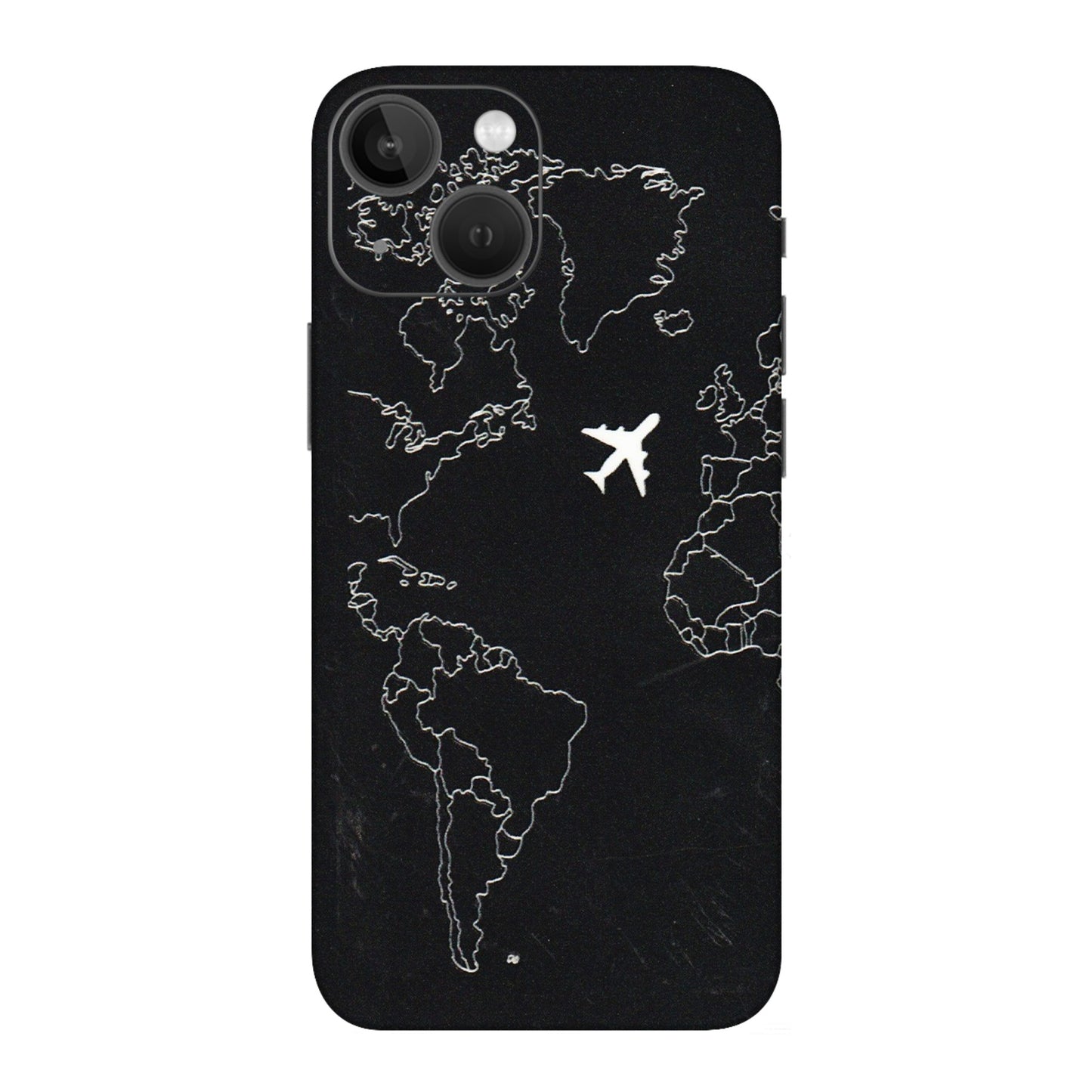 Apple iPhone Skins (All Models) - Never Ending Travel - 3D Embossed Finish (L-79) iPhone 13 Mini