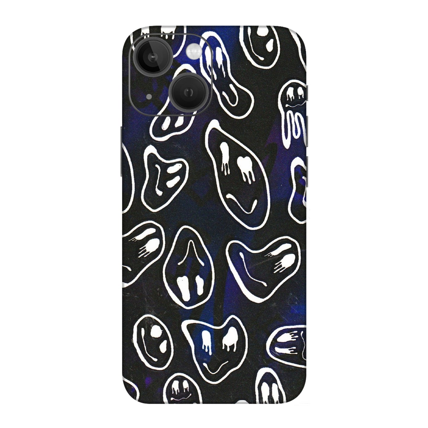 Apple iPhone Skins (All Models) - Distorted Smileys - 3D Embossed Finish (L-92) iPhone 13 Mini