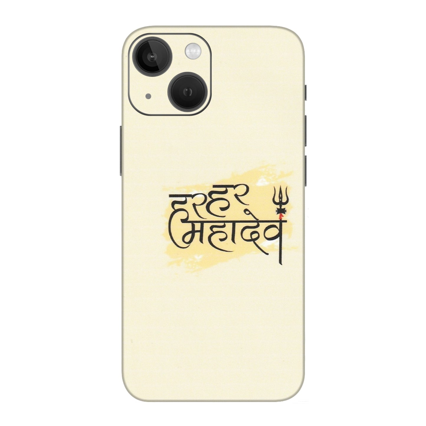 Apple iPhone Skins (All Models) - Har Har Mahadev - Matte Finish (M-10) iPhone 13 Mini