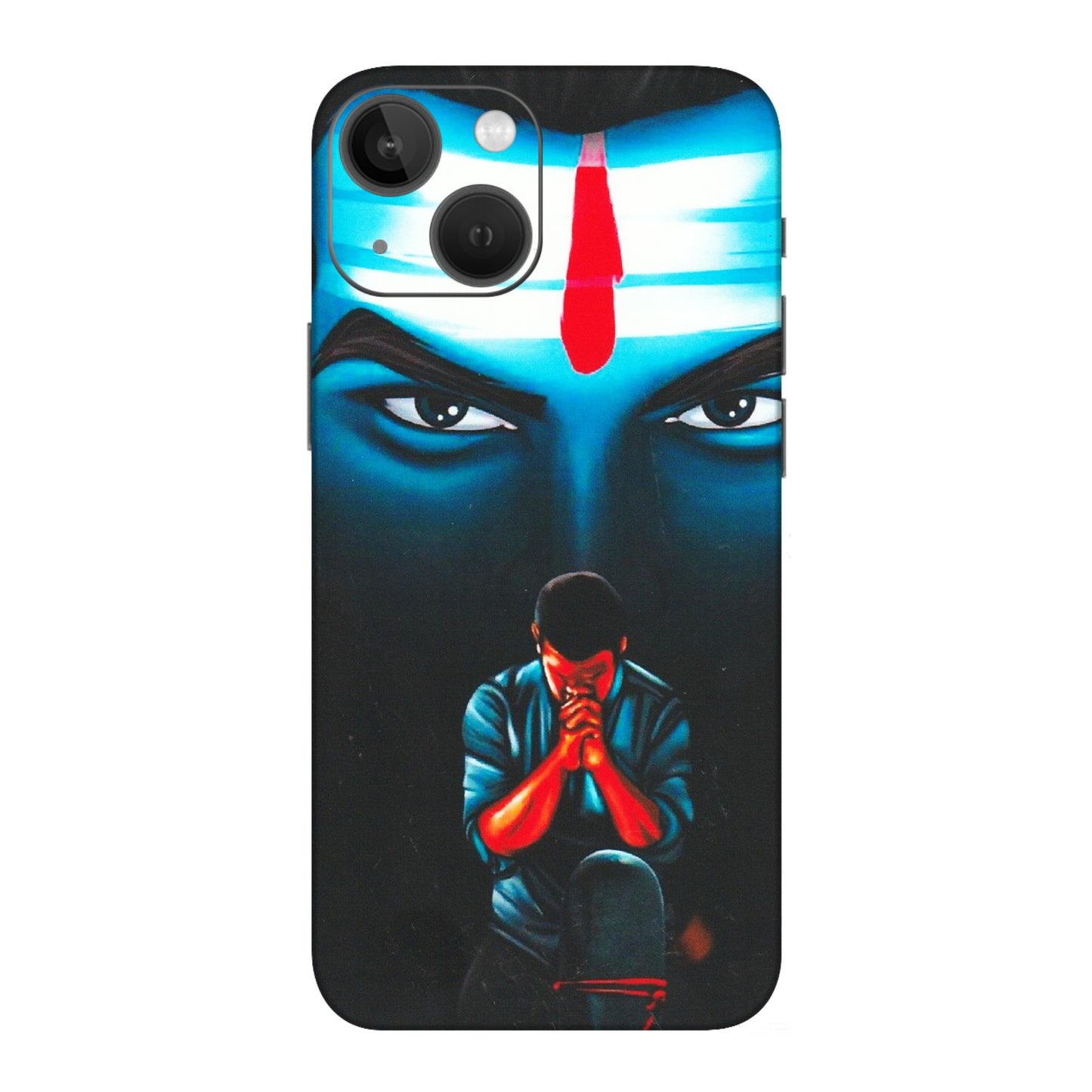 Apple iPhone Skins (All Models) - Mahakal Bhakt - Matte Finish (M-112) iPhone 13 Mini