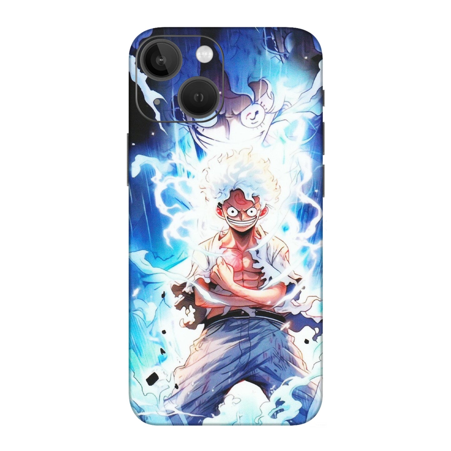Apple iPhone Skins (All Models) - Blue Thunder Luffy Anime - Matte Finish (M-132) iPhone 13 Mini