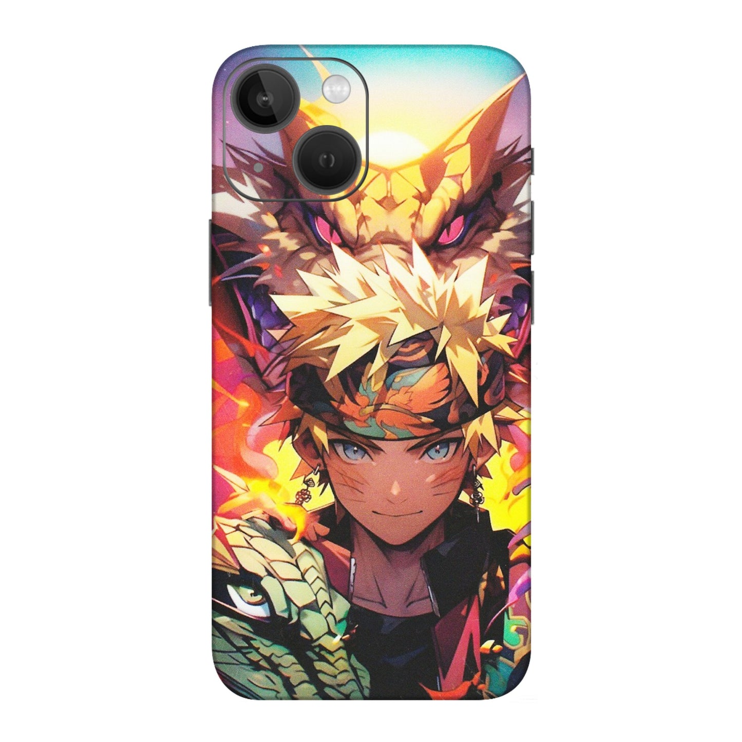 Apple iPhone Skins (All Models) - Angry Naruto Anime - Matte Finish (M-148) iPhone 13 Mini