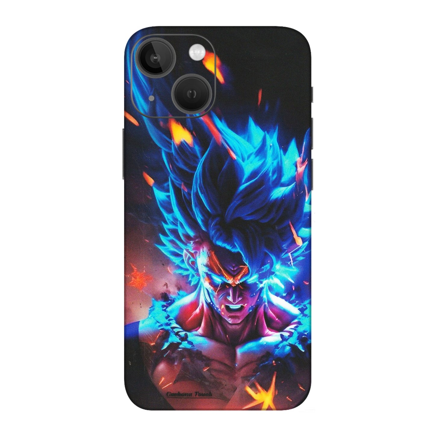Apple iPhone Skins (All Models) - Angry Goku Dragon Ball Anime - Matte Finish (M-150) iPhone 13 Mini