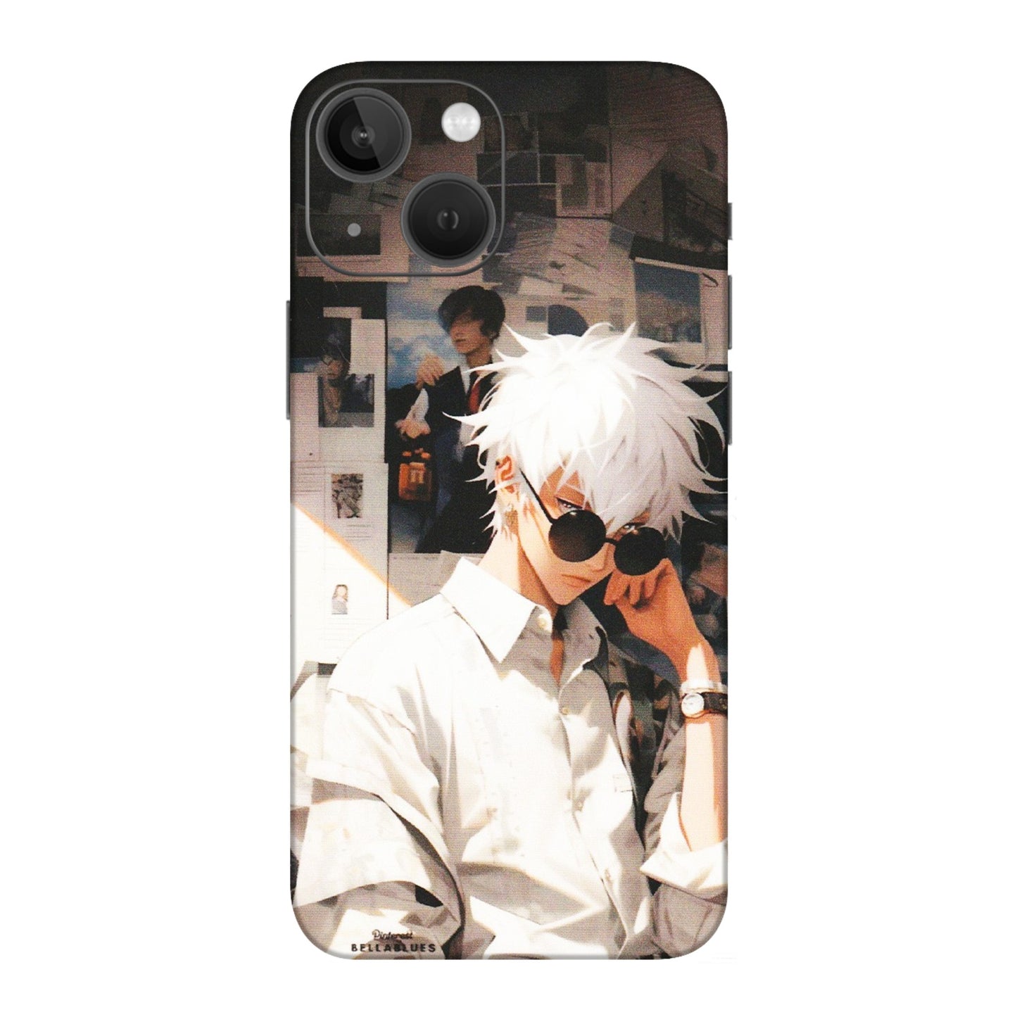 Apple iPhone Skins (All Models) - Gojo Satoru Jujustu Kaisen Anime - Matte Finish (M-156) iPhone 13 Mini