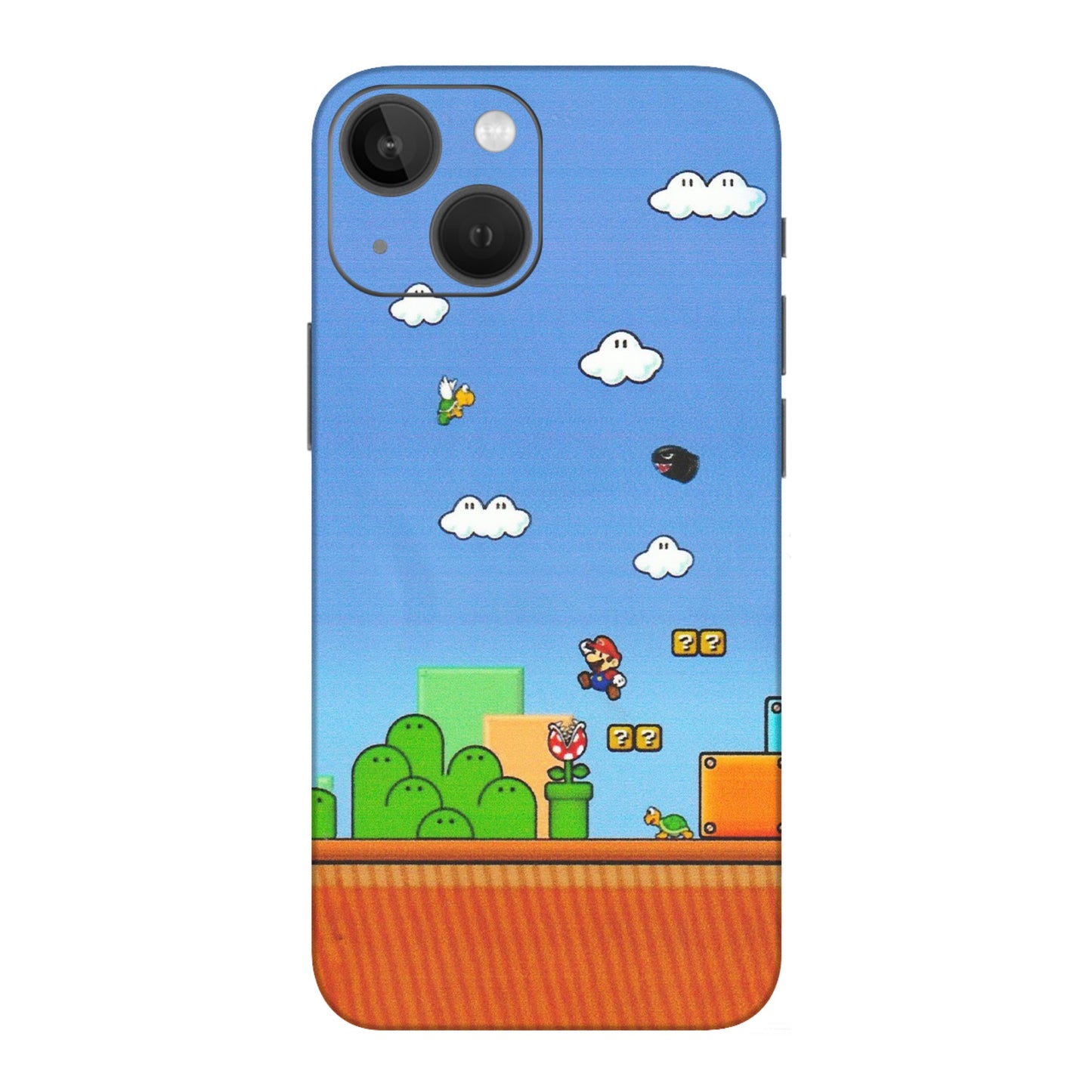 Apple iPhone Skins (All Models) - Mario Game Scene - Matte Finish (M-24) iPhone 13 Mini