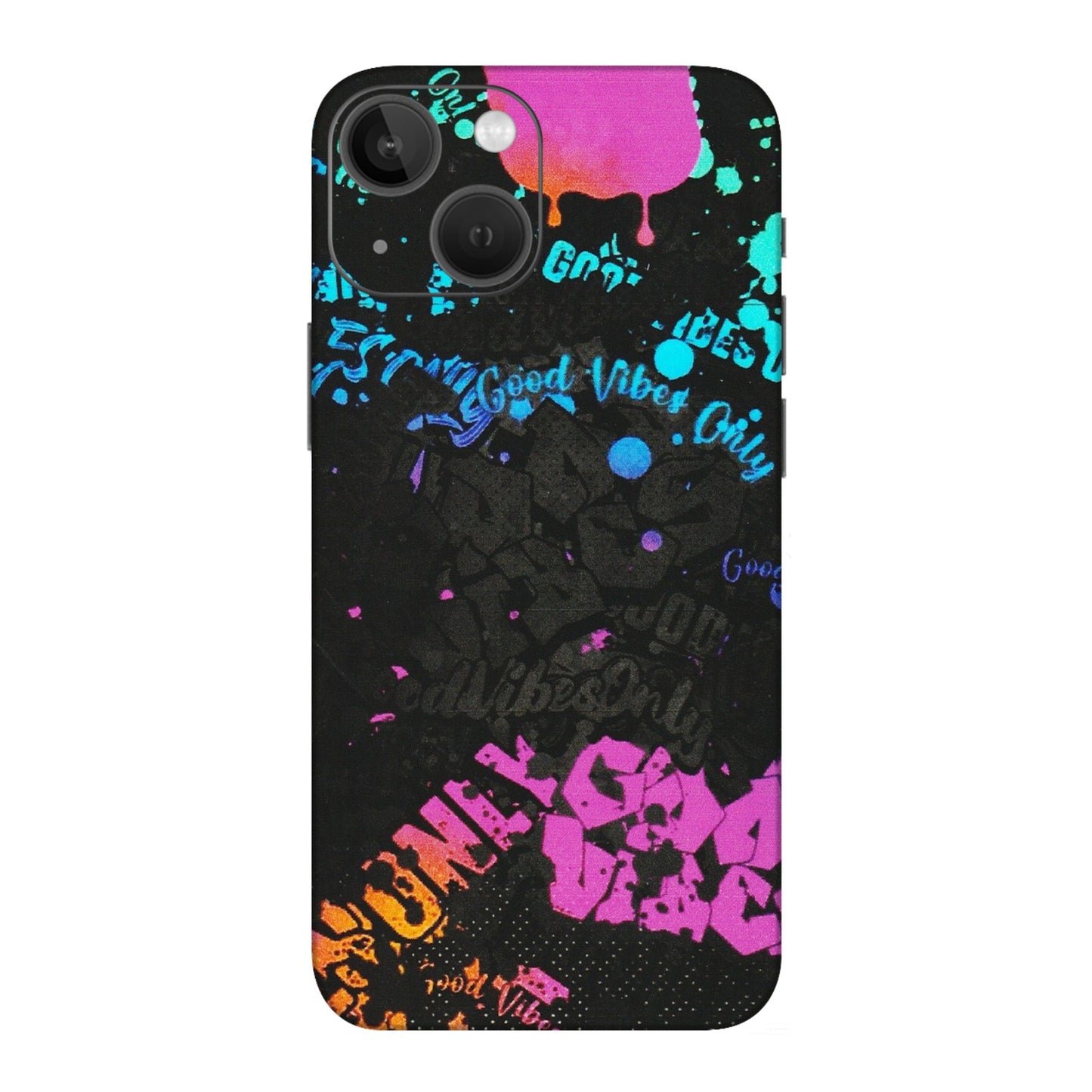 Apple iPhone Skins (All Models) - Majestic Black Vibes - Matte Finish (M-62) iPhone 13 Mini