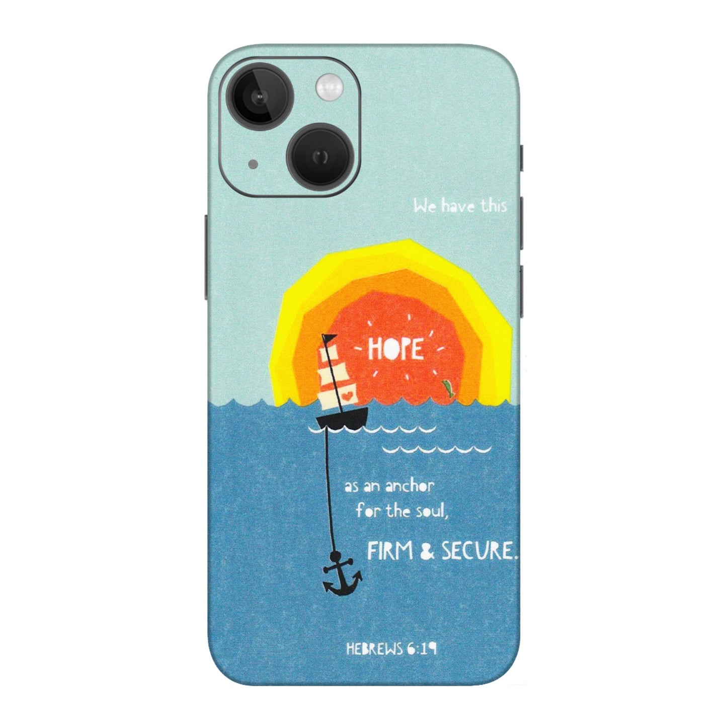 Apple iPhone Skins (All Models) - A Beautiful Sunset of Hope - Matte Finish (M-75) iPhone 13 Mini