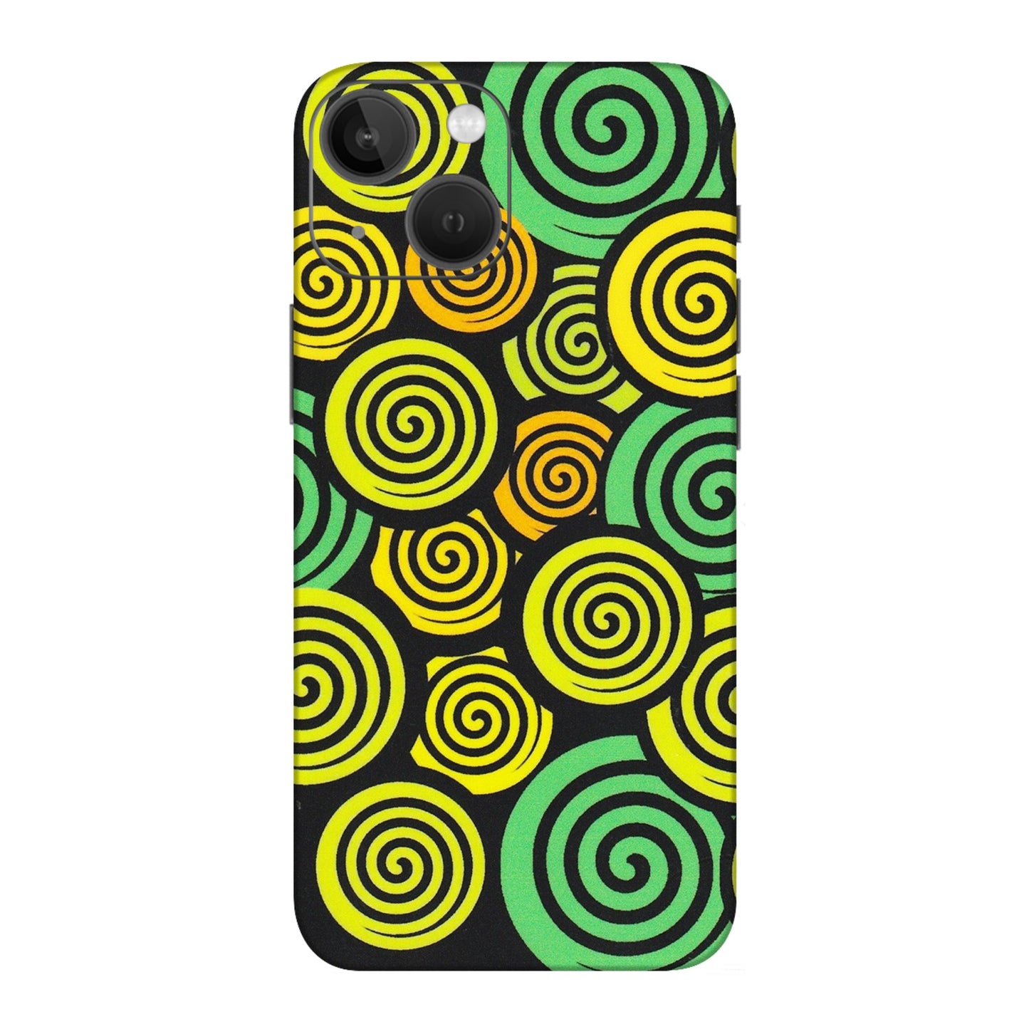 Apple iPhone Skins (All Models) - Crazy Spiral - Matte Finish (M-91) iPhone 13 Mini