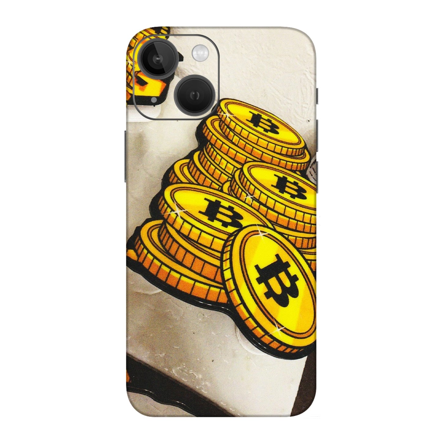 Apple iPhone Skins (All Models) - Billionaire Bitcoin Collection - Matte Finish (M-92) iPhone 13 Mini