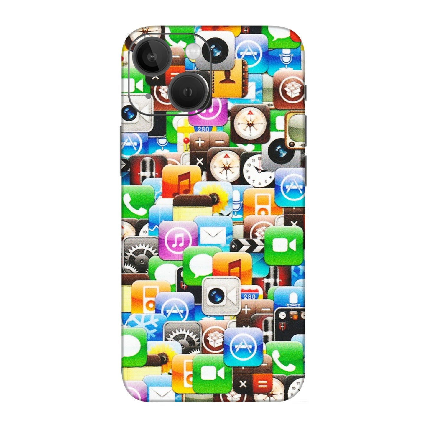 Apple iPhone Skins (All Models) - All Apple Icons - Matte Finish (M-93) iPhone 13 Mini