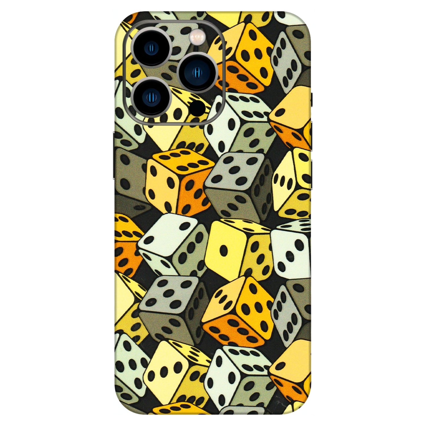 Apple iPhone Skins (All Models) - Dices Of Life - 3D Embossed Finish (L-04) iPhone 13 Pro