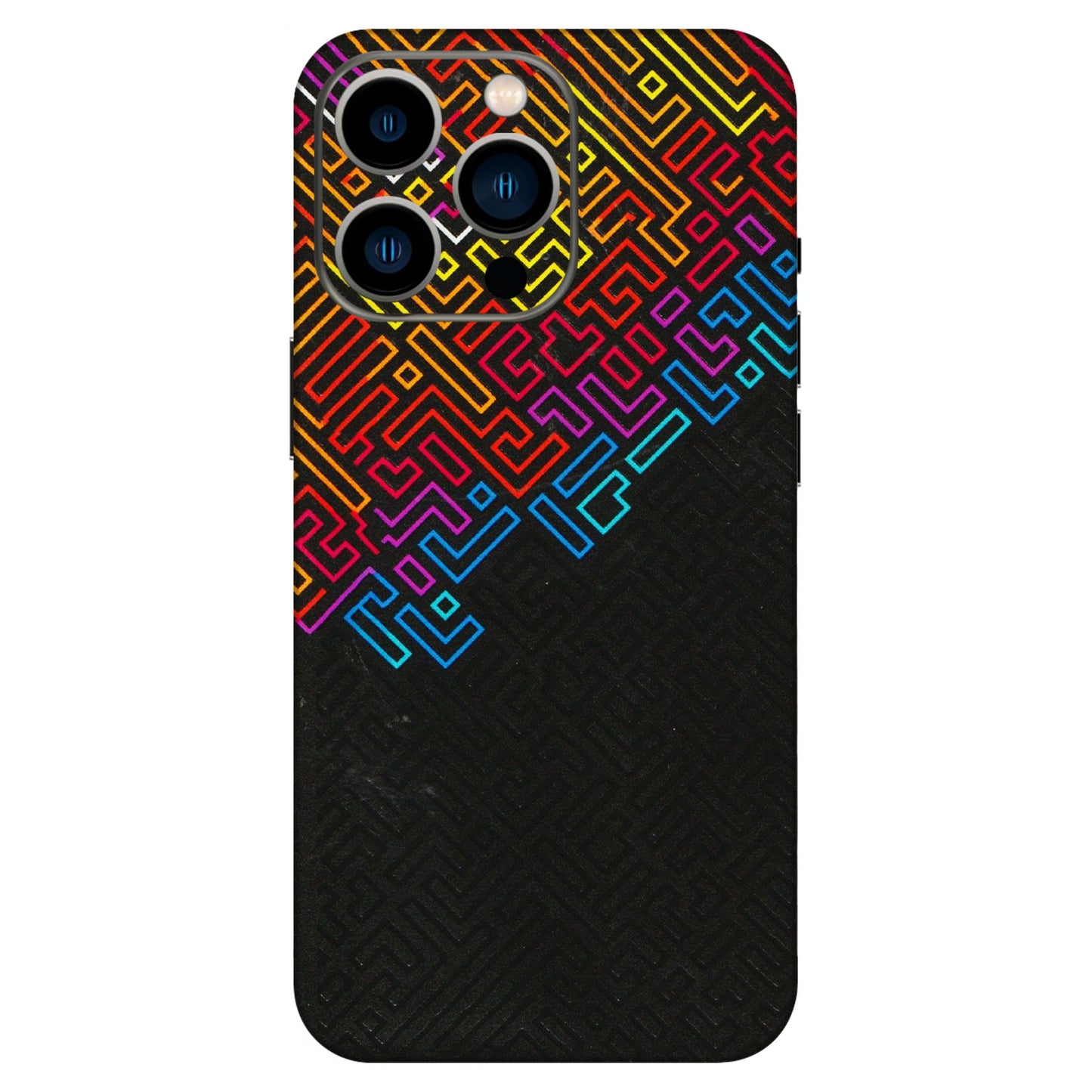 Apple iPhone Skins (All Models) - Dotme Pattern Art - 3D Embossed Finish (L-121) iPhone 13 Pro
