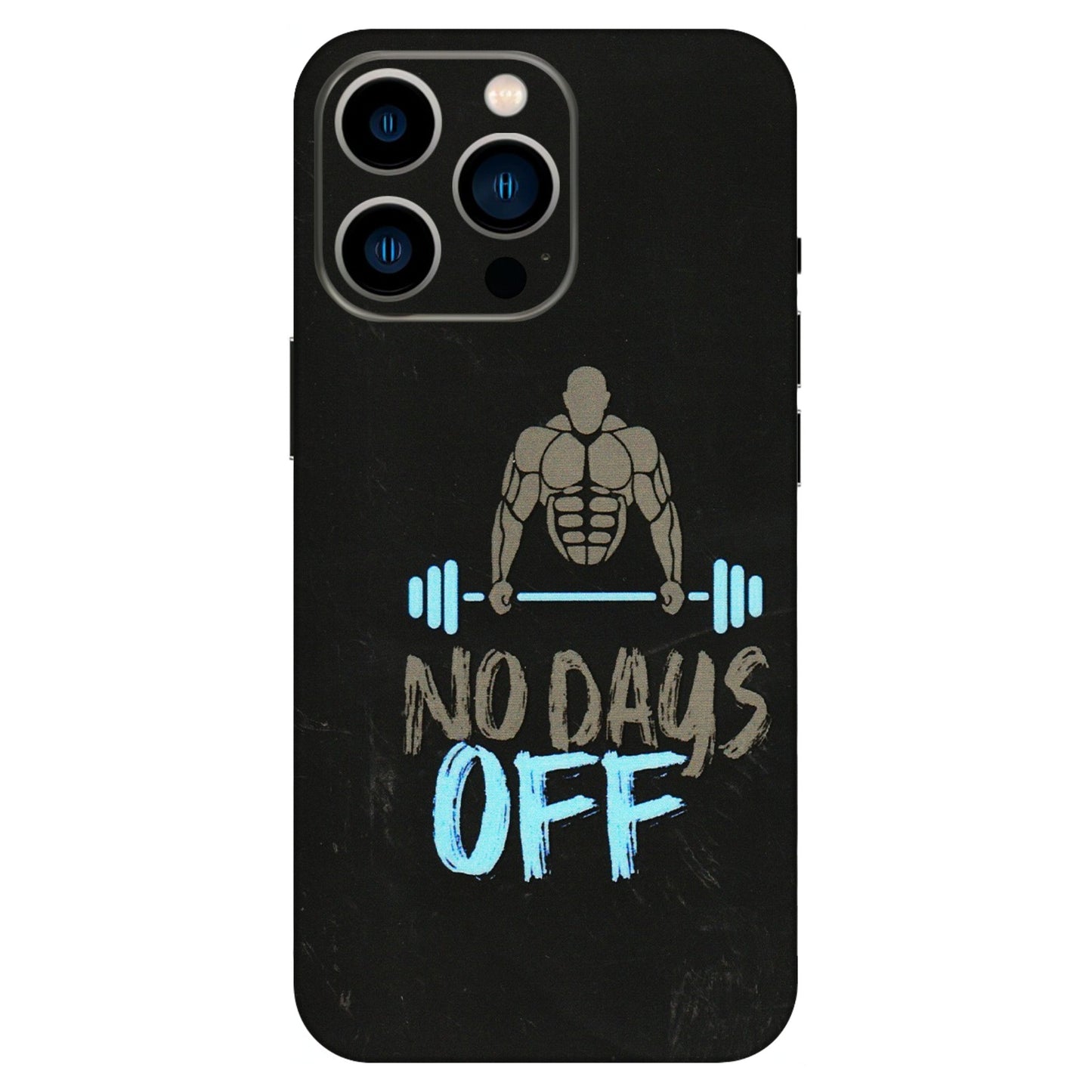 Apple iPhone Skins (All Models) - Gym Lover - 3D Embossed Finish (L-127) iPhone 13 Pro