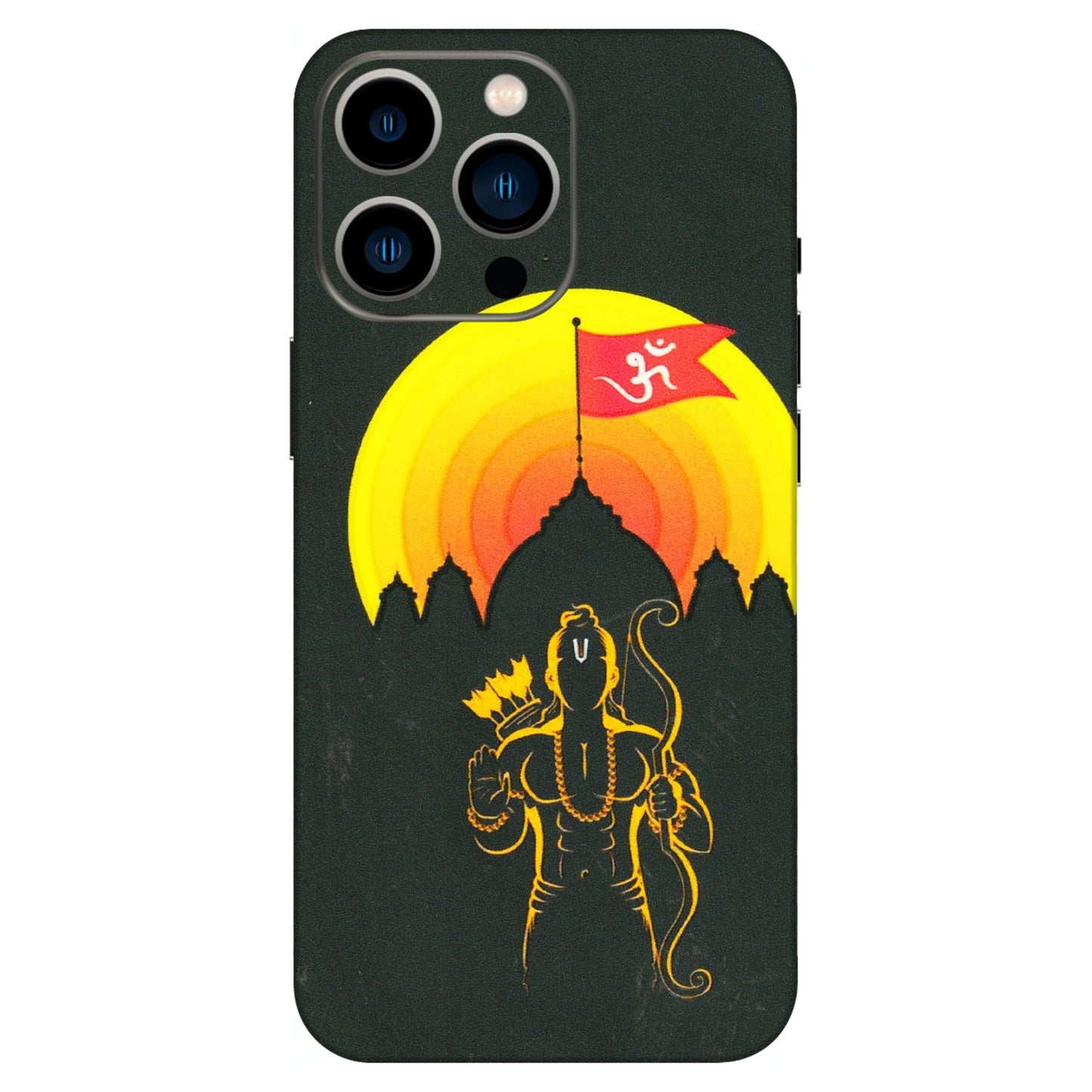 Apple iPhone Skins (All Models) - Lord Ram - 3D Embossed Finish (L-132) iPhone 13 Pro